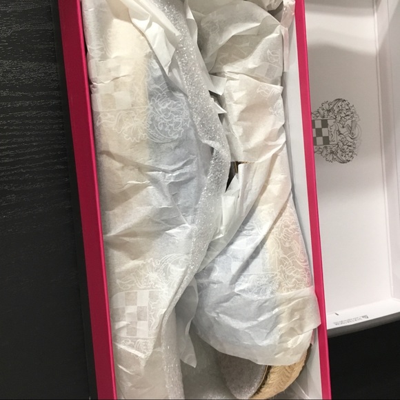 Vince Camuto Blue Espadrille Platform Slide Sandal - Picture 9 of 9